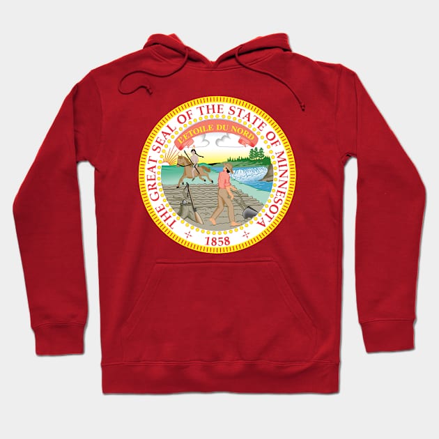 State of Minnesota Hoodie by Comshop